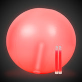 Glow in the Dark Red 24" Beach Ball