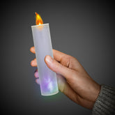 LED Flameless Multi-Color Glitter Candle