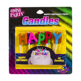 Happy Birthday Pick Candles