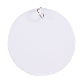 White Plastic 2 1/2" Medallion