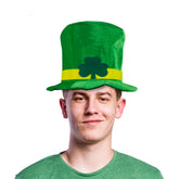 St. Patrick's Day Green Velvet Top Hat