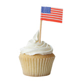 American Flag Garnish Picks