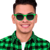 Green Retro Sunglasses
