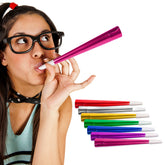 Colorful Foil 8" Horns