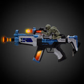 Toy Machine Gun with Military Figure