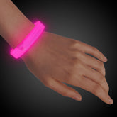 Pink Triple Wide 9" Glow Bracelets