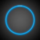 Blue 22" Glow Necklaces