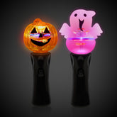 LED Pumpkin & Ghost Spinner Wands Assortment