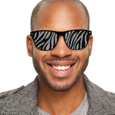 Zebra Print Novelty Sunglasses