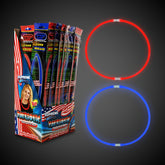 Patriotic Glow Necklaces Retail Counter Display
