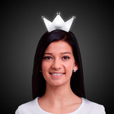 White LED Crown Headband