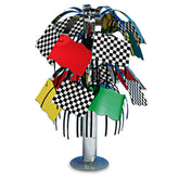 Checkered Flag 8 1/2" Centerpiece