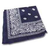 Navy Blue Cotton Bandanas