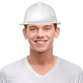 White Construction Hats