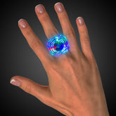 LED Multi-Color Diamond Rings