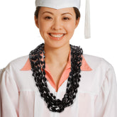 Black Bead Graduation Cap Necklaces
