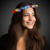 LED Multi-Color Roses Halo Headband