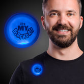 Blue It's My Birthday Glow Badge