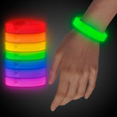 Assorted Triple Wide 9" Glow Bracelets