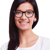 Black Frame 50's Eyeglasses