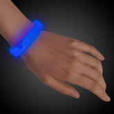 Blue Triple Wide 9" Glow Bracelets