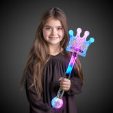 LED Silver Crown Wand