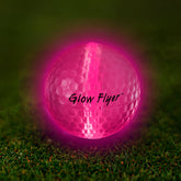 Pink Glow Flyer Golf Ball