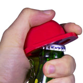 Red Construction Hat Bottle Opener Keychains