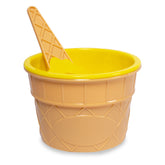 Yellow Ice Cream Bowl & Spoon Sets