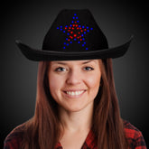 LED Star Cowboy Hat