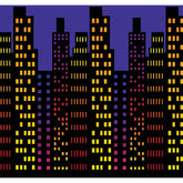 City Skyline Room Roll