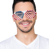 Patriotic Slotted Glasses