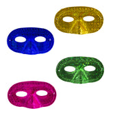Colorful Metallic Half Masks