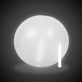 Glow in the Dark White 12" Beach Ball