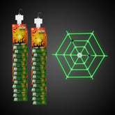 Halloween Glow Spider Web Kits Retail Hanging Display