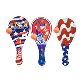 Patriotic Paddle Balls