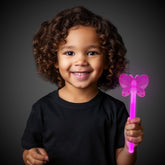 Pink Butterfly Glow Wand