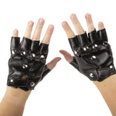 Black Fingerless Gloves