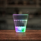Multi-Color LED 2 oz. Clear Shot Glass