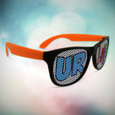Custom Orange Billboard Novelty Sunglasses