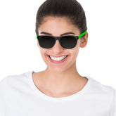 Neon Green Retro Sunglasses