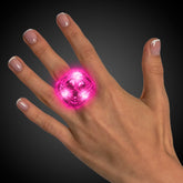 LED Pink Diamond Ring