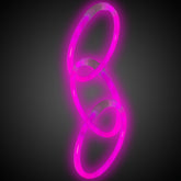 Pink Glow 9" Retail Packaged Bracelets