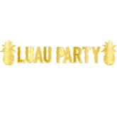 Luau Gold Foil Streamer