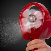 Red Water Spray Fan