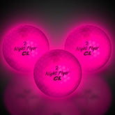 Night Flyer Pink Golf Balls