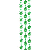 Mini Weed Leaves 33" Bead Necklaces