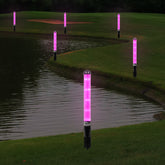 Pink LED Yardage Markers