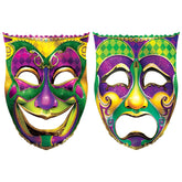 Jumbo Mardi Gras Mask Cutouts