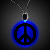 LED Peace Sign Necklace